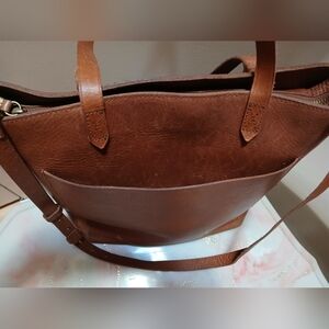 Madewell Zip-Top Medium Transport Tote Bag